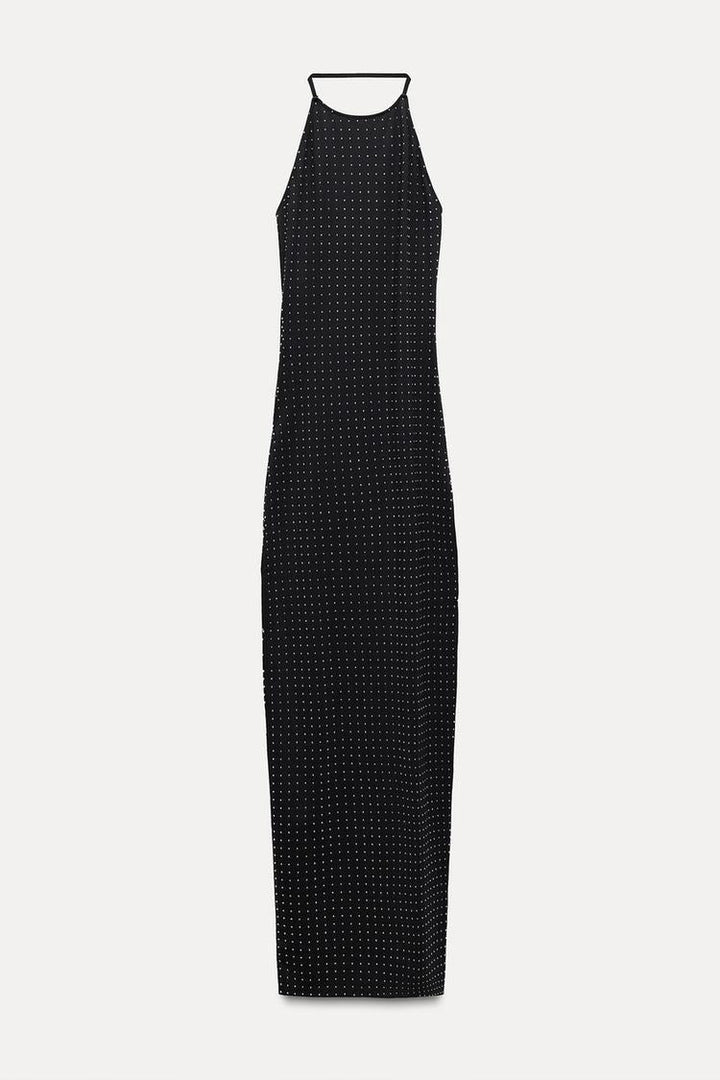 Halter™ | Elegant Dress with Rhinestones