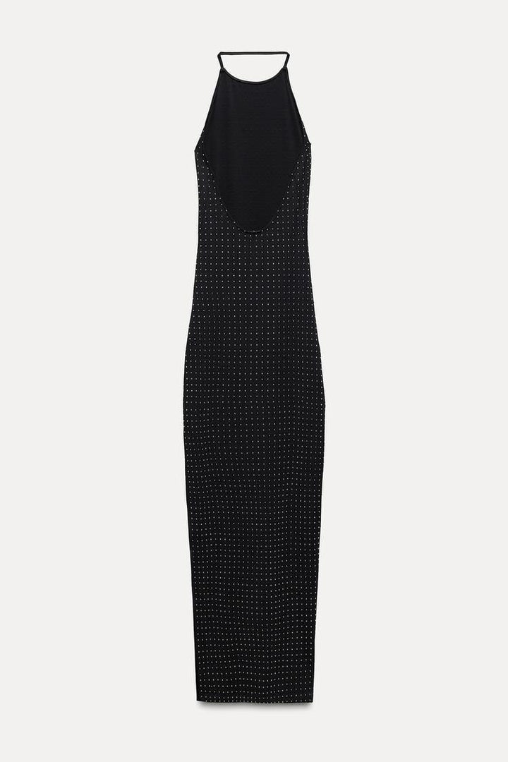 Halter™ | Elegant Dress with Rhinestones