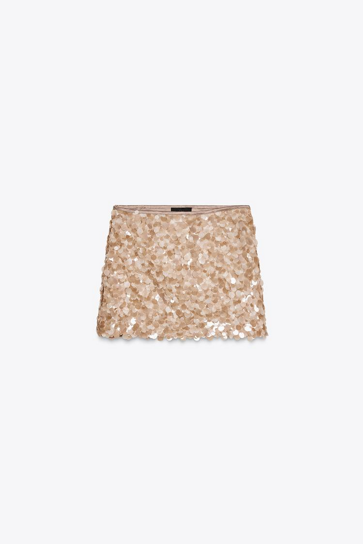 Cleo™ | High Waist Sequin Skirt