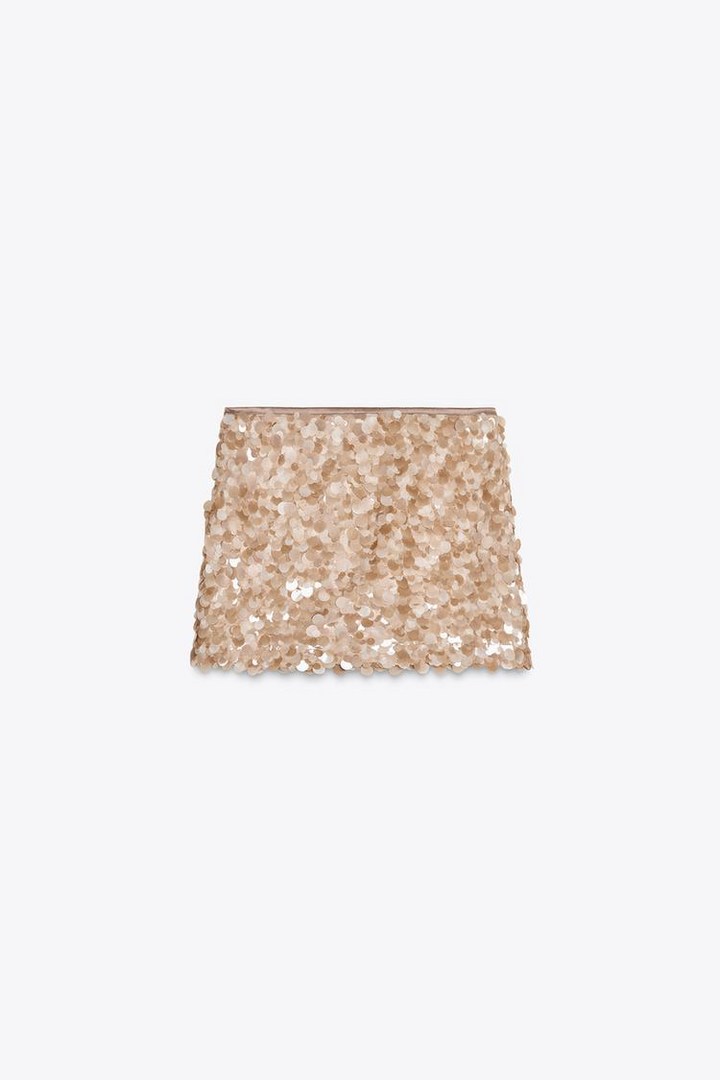 Cleo™ | High Waist Sequin Skirt