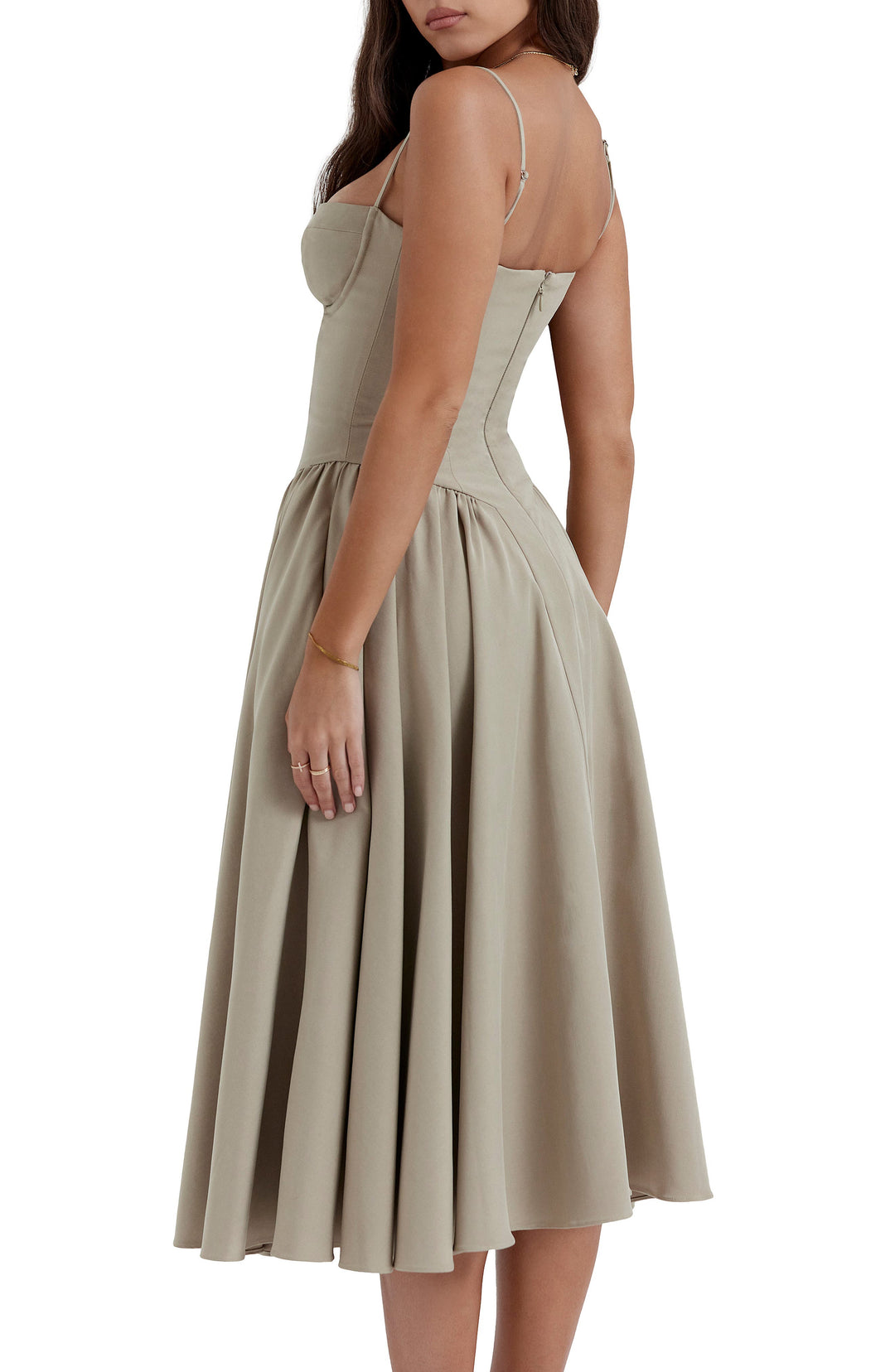 Elara™ | Charm Midi Dress