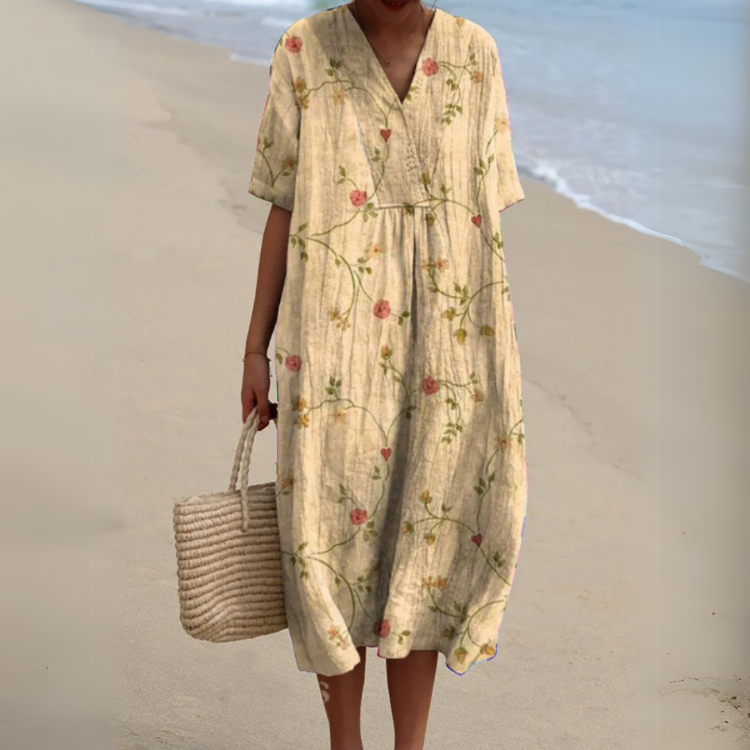 Sorellie™ | Floral Midi Dress