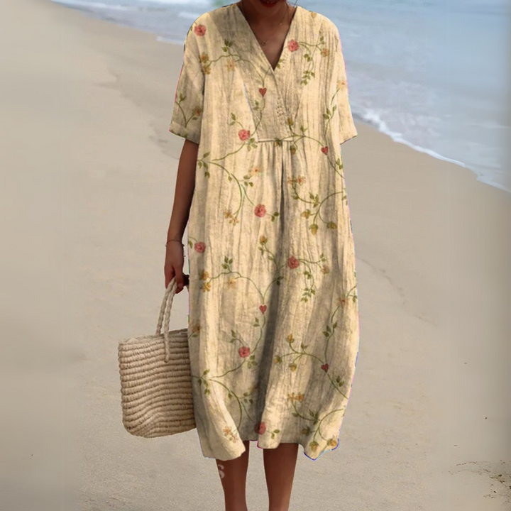 Sorellie™ | Floral Midi Dress