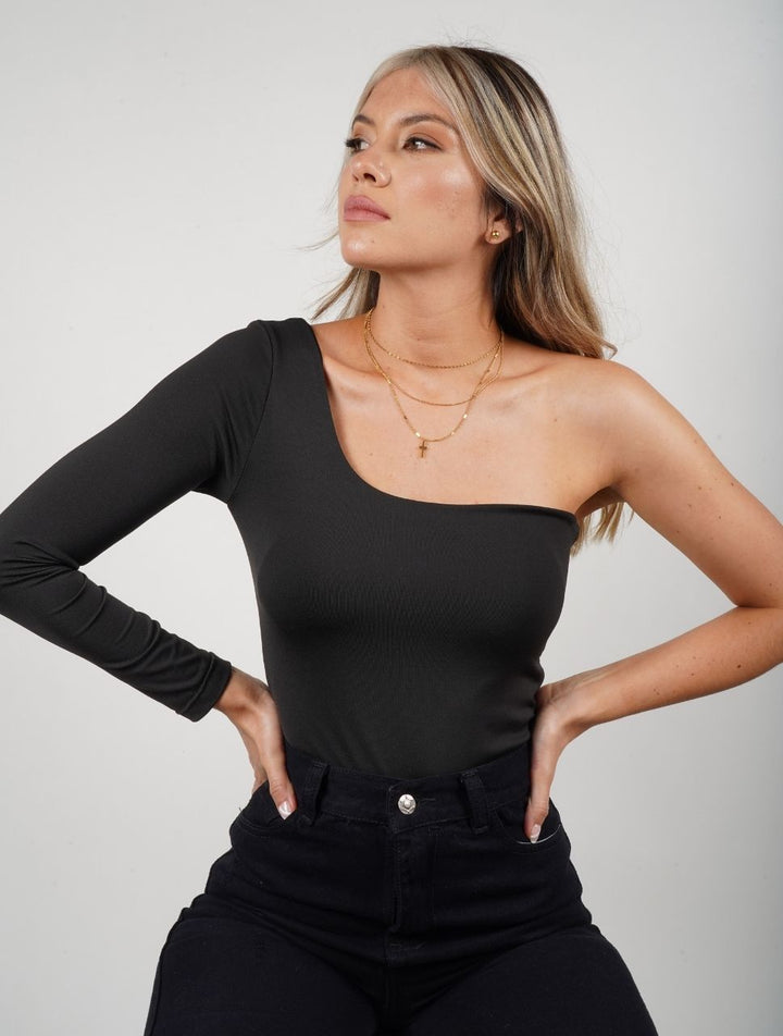 Deravyn™ | One-Shoulder Bodysuit