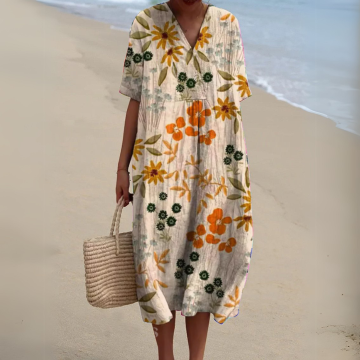 Sorellie™ | Floral Midi Dress