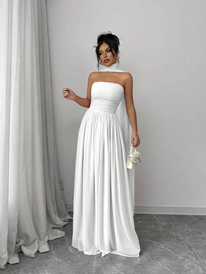 Alessia™ | Sculpted Strapless Maxi Dress