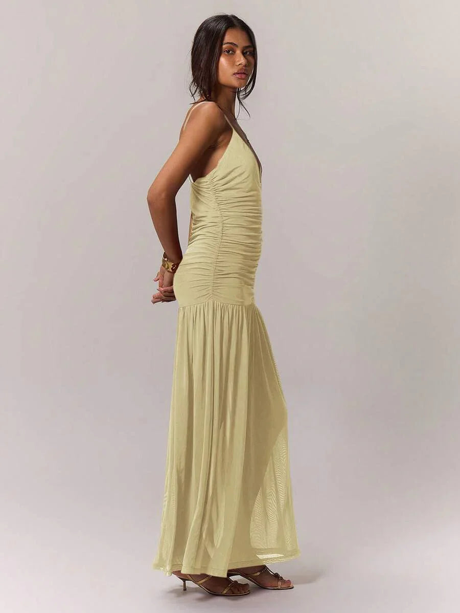 Leonie™ | Gathered Waist Holiday Dress