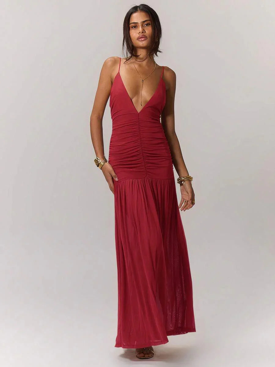 Leonie™ | Gathered Waist Holiday Dress