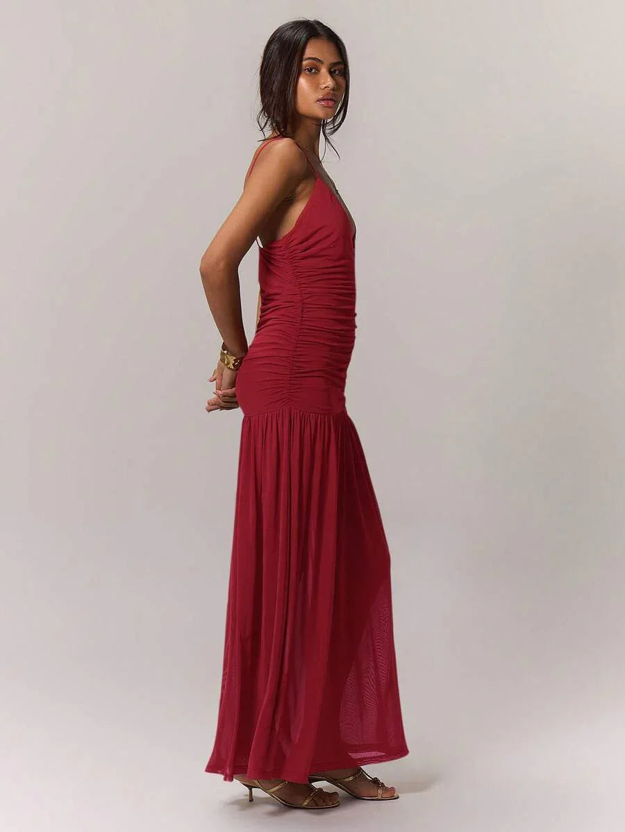 Leonie™ | Gathered Waist Holiday Dress