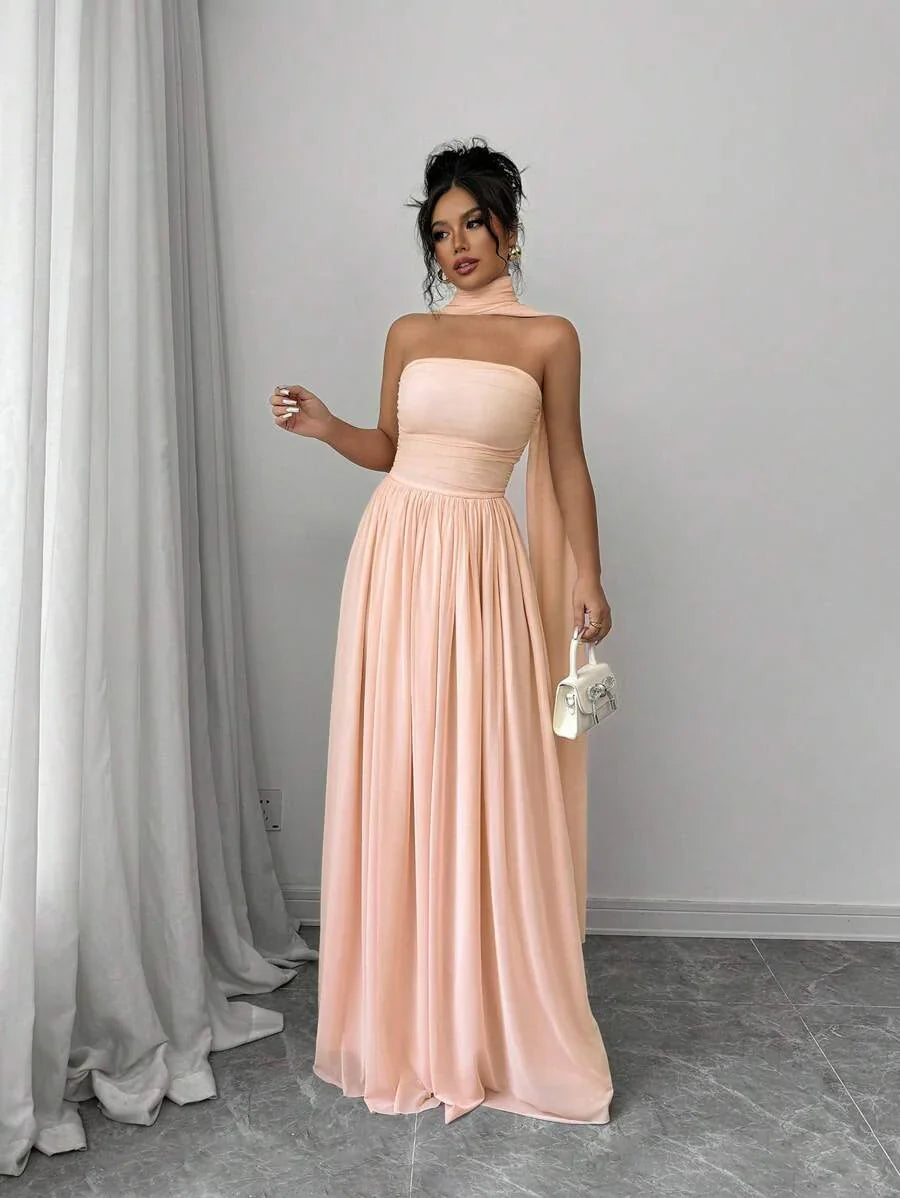 Alessia™ | Sculpted Strapless Maxi Dress