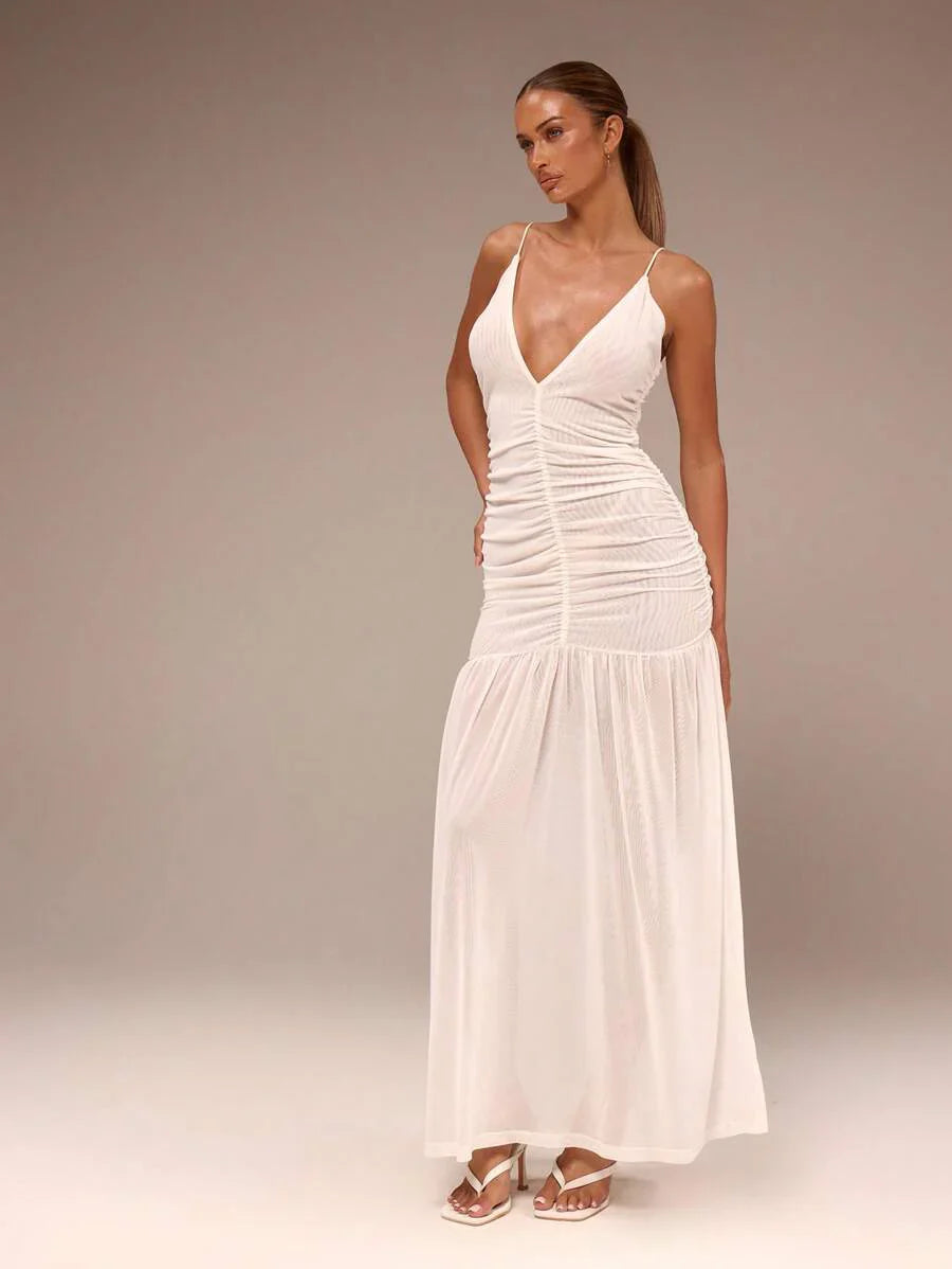Leonie™ | Gathered Waist Holiday Dress