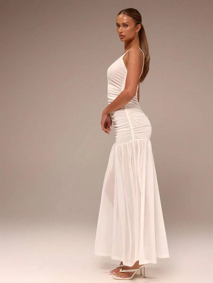 Leonie™ | Gathered Waist Holiday Dress