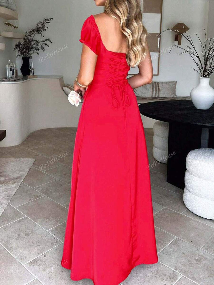 Isolde™ | Soft Boho Corset Maxi Dress