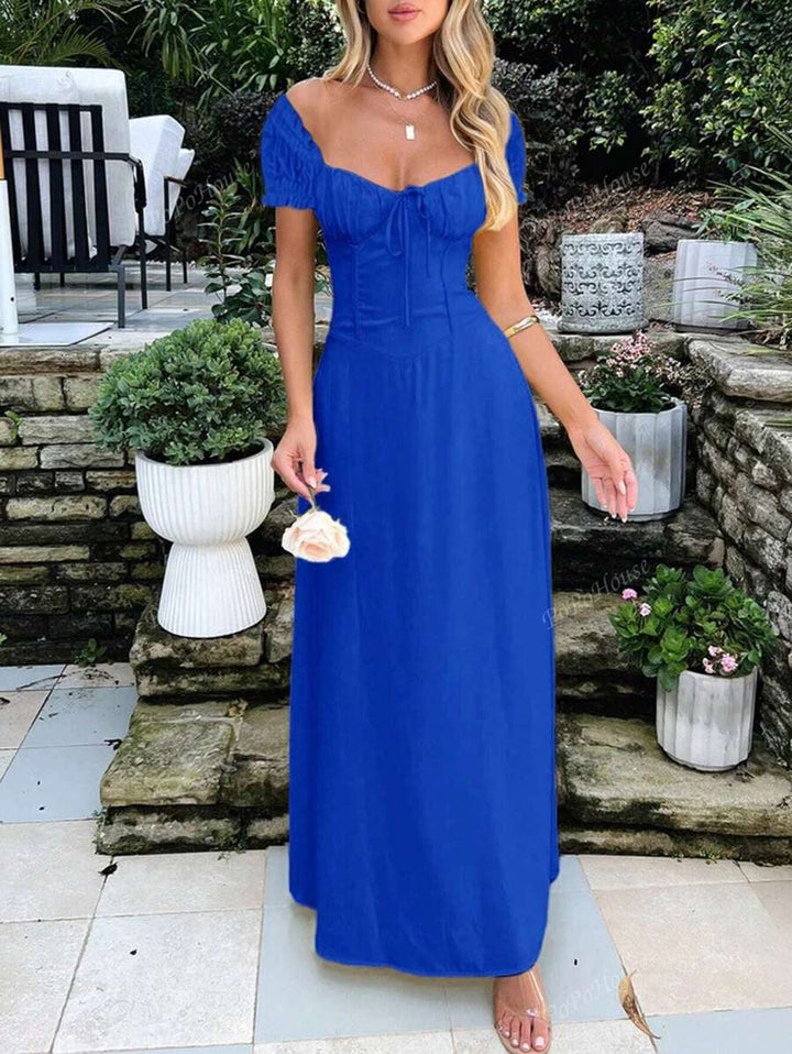 Isolde™ | Soft Boho Corset Maxi Dress