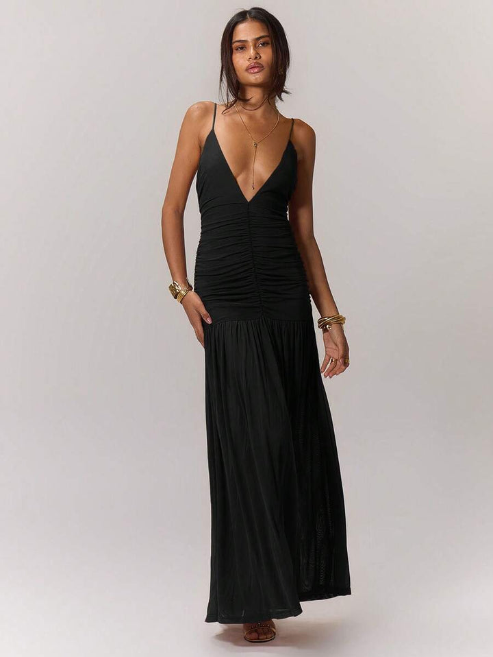 Leonie™ | Gathered Waist Holiday Dress