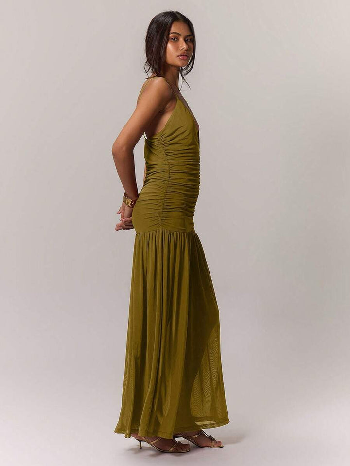 Leonie™ | Gathered Waist Holiday Dress
