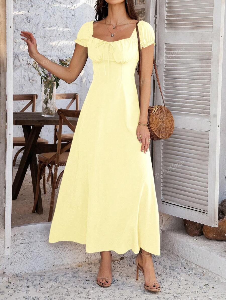 Isolde™ | Soft Boho Corset Maxi Dress