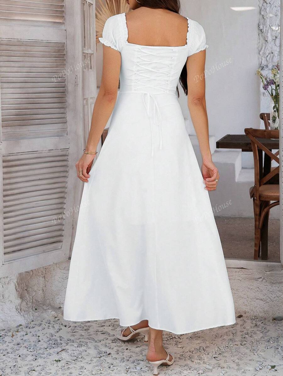 Isolde™ | Soft Boho Corset Maxi Dress