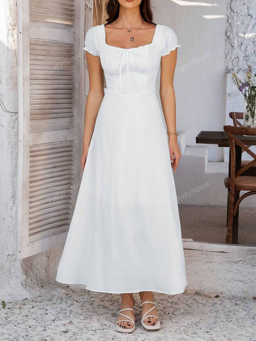 Isolde™ | Soft Boho Corset Maxi Dress