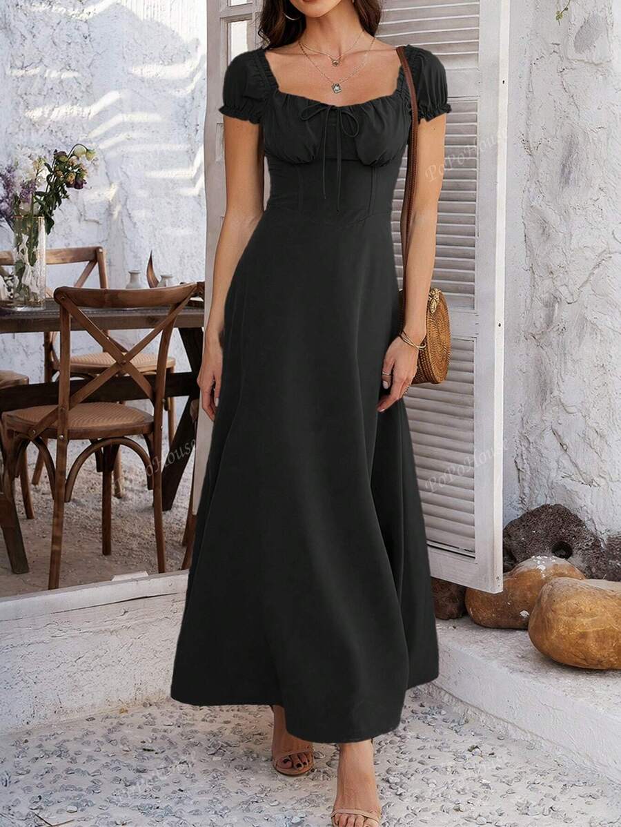 Isolde™ | Soft Boho Corset Maxi Dress