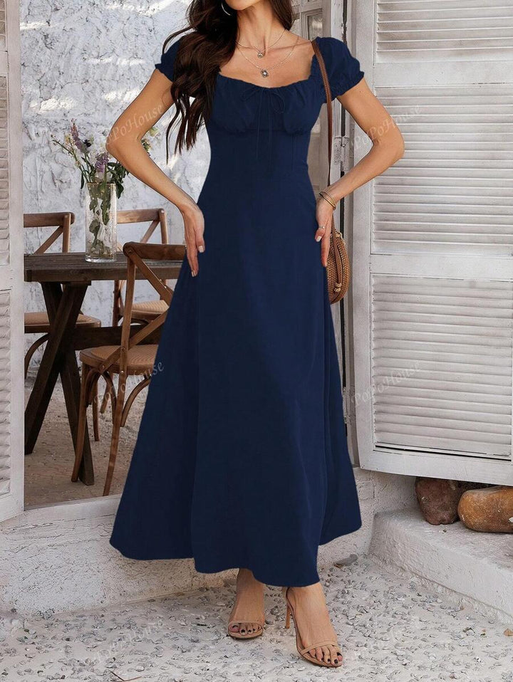 Isolde™ | Soft Boho Corset Maxi Dress