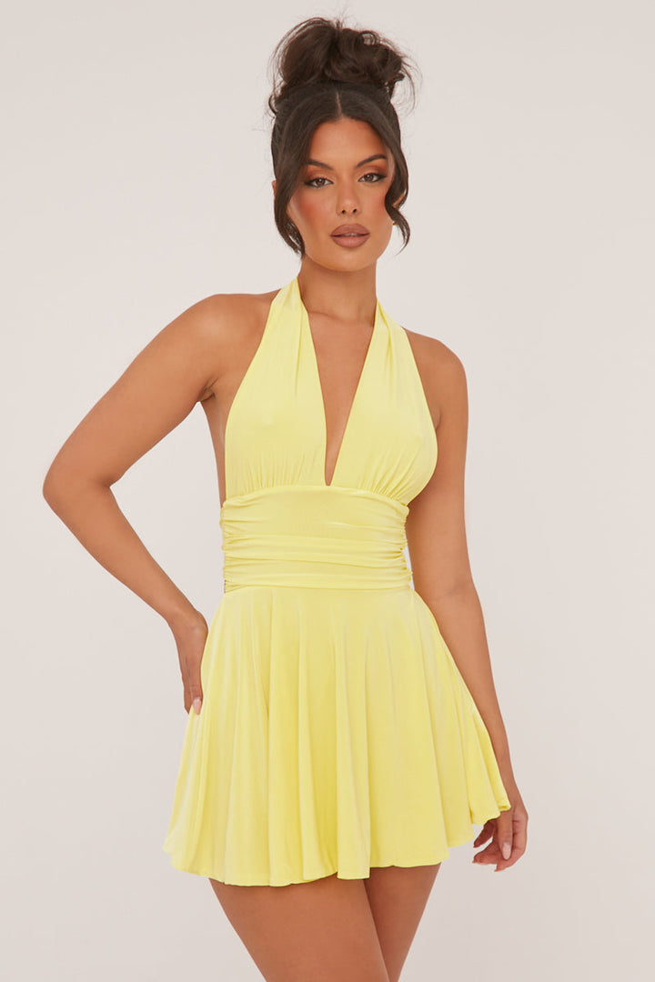 Luna™ | Seductive Halter Mini Dress