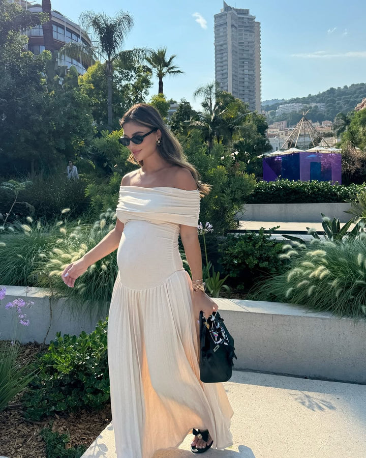 Amara™ | Maternity Pleated Maxi