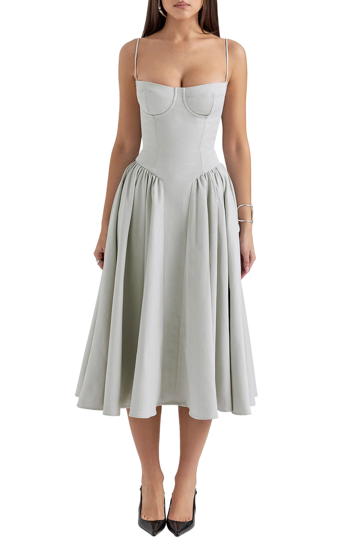 Elara™ | Charm Midi Dress