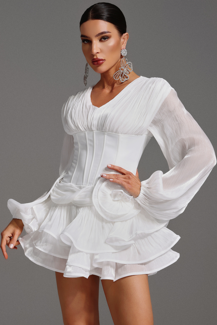 Evelin™ | Ruffled Corset Dress