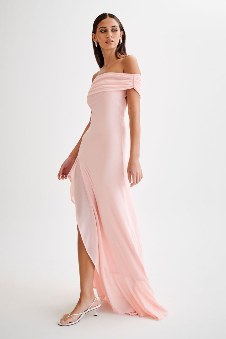 Zarina™ | Off-Shoulder Ruffle Maxi Dress