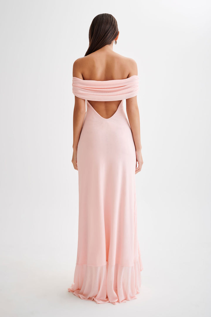 Zarina™ | Off-Shoulder Ruffle Maxi Dress