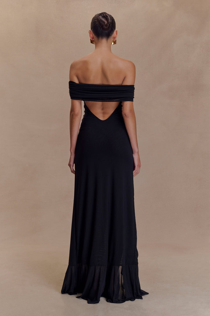 Zarina™ | Off-Shoulder Ruffle Maxi Dress