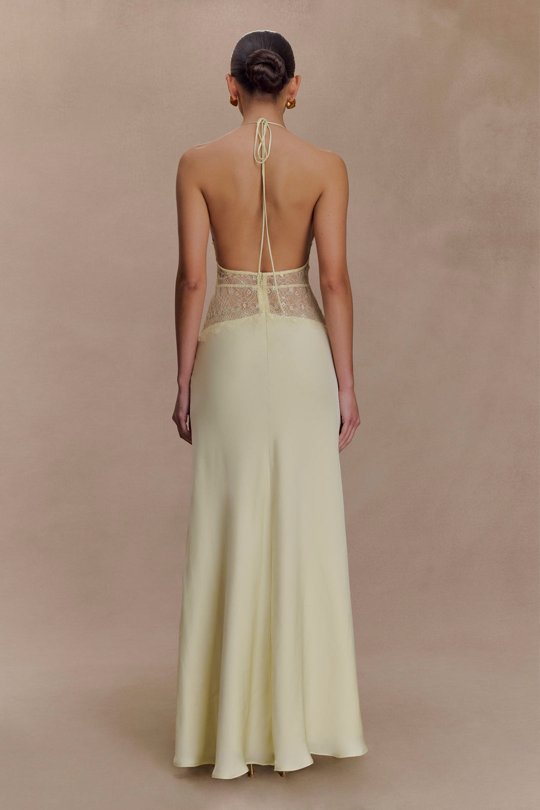 Kalira™ | Satin Lace Maxi Dress