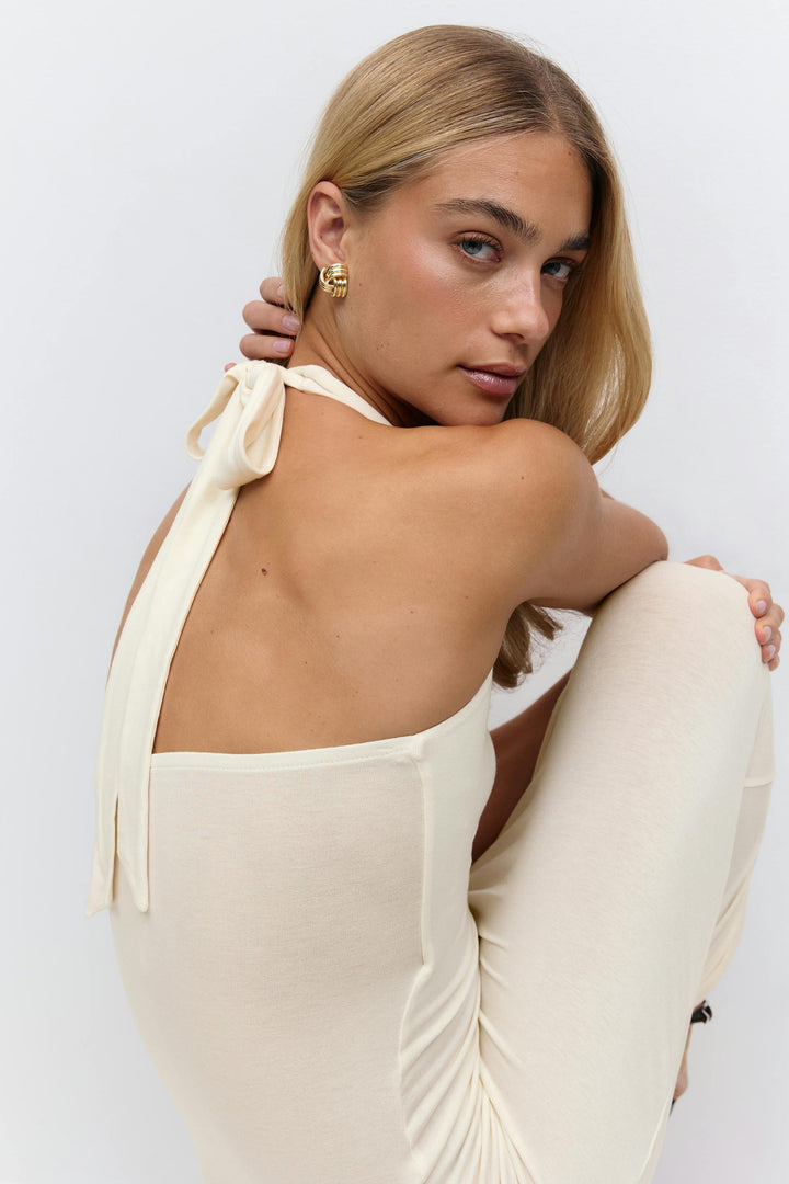 Inès™ | Halterneck Midaxi Dress