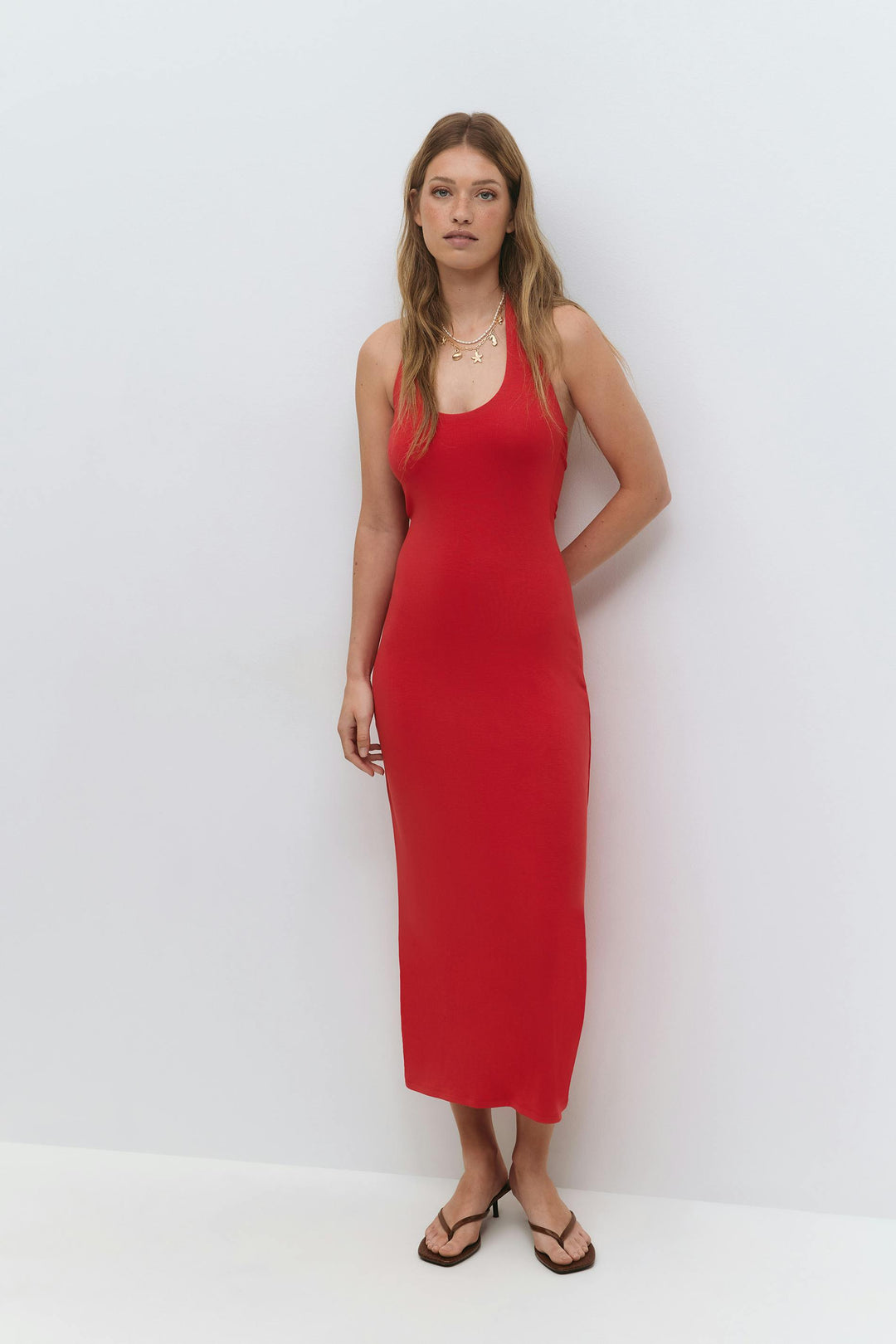 Inès™ | Halterneck Midaxi Dress