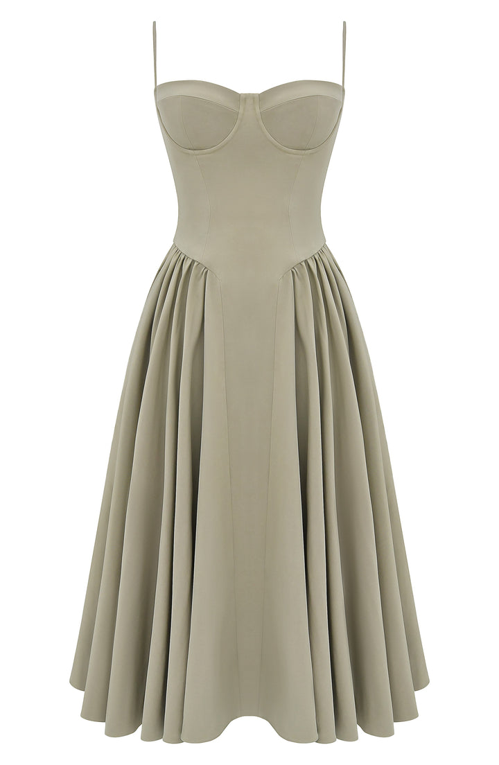 Elara™ | Charm Midi Dress