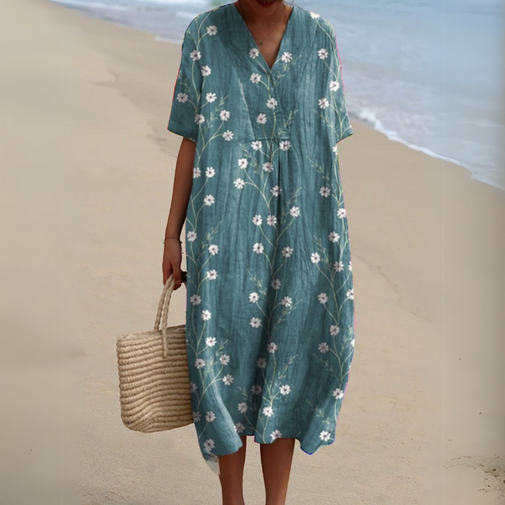 Sorellie™ | Floral Midi Dress