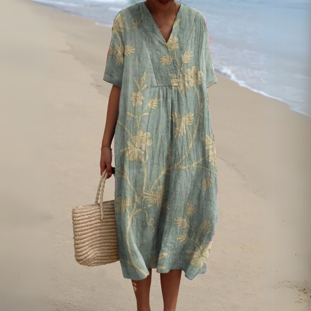 Sorellie™ | Floral Midi Dress