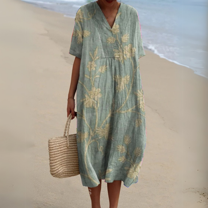 Sorellie™ | Floral Midi Dress