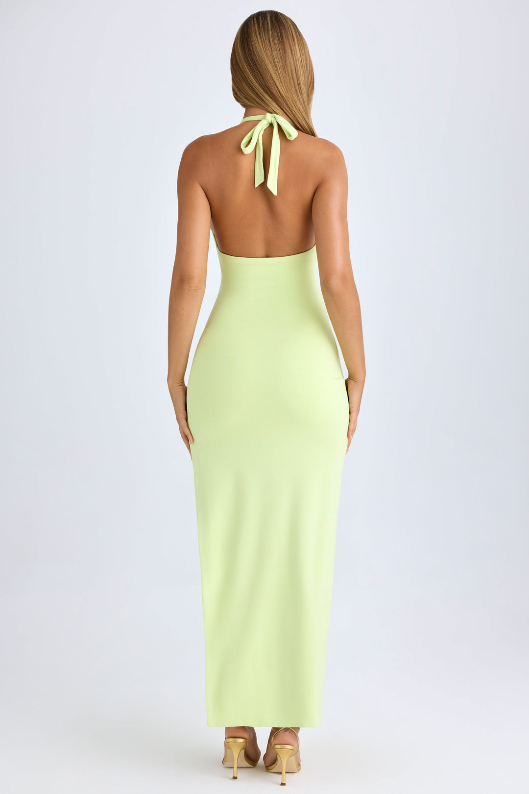 Jasira™ | High Split Halter Maxi Dress
