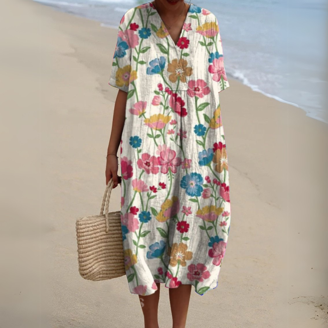 Sorellie™ | Floral Midi Dress