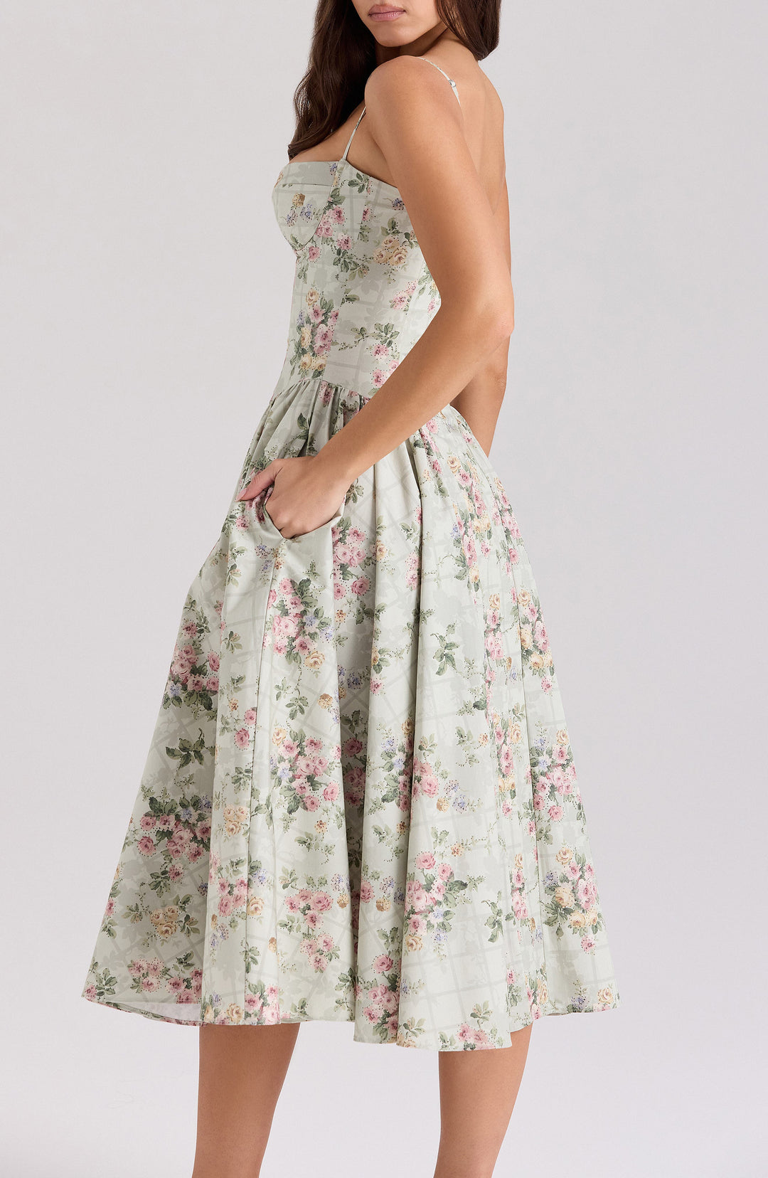 Elara™ | Charm Midi Dress