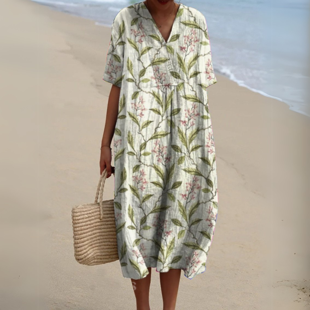 Sorellie™ | Floral Midi Dress