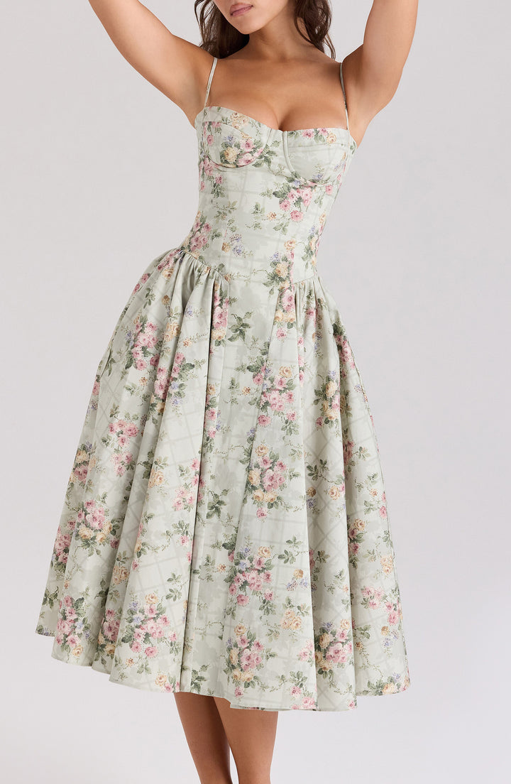 Elara™ | Charm Midi Dress