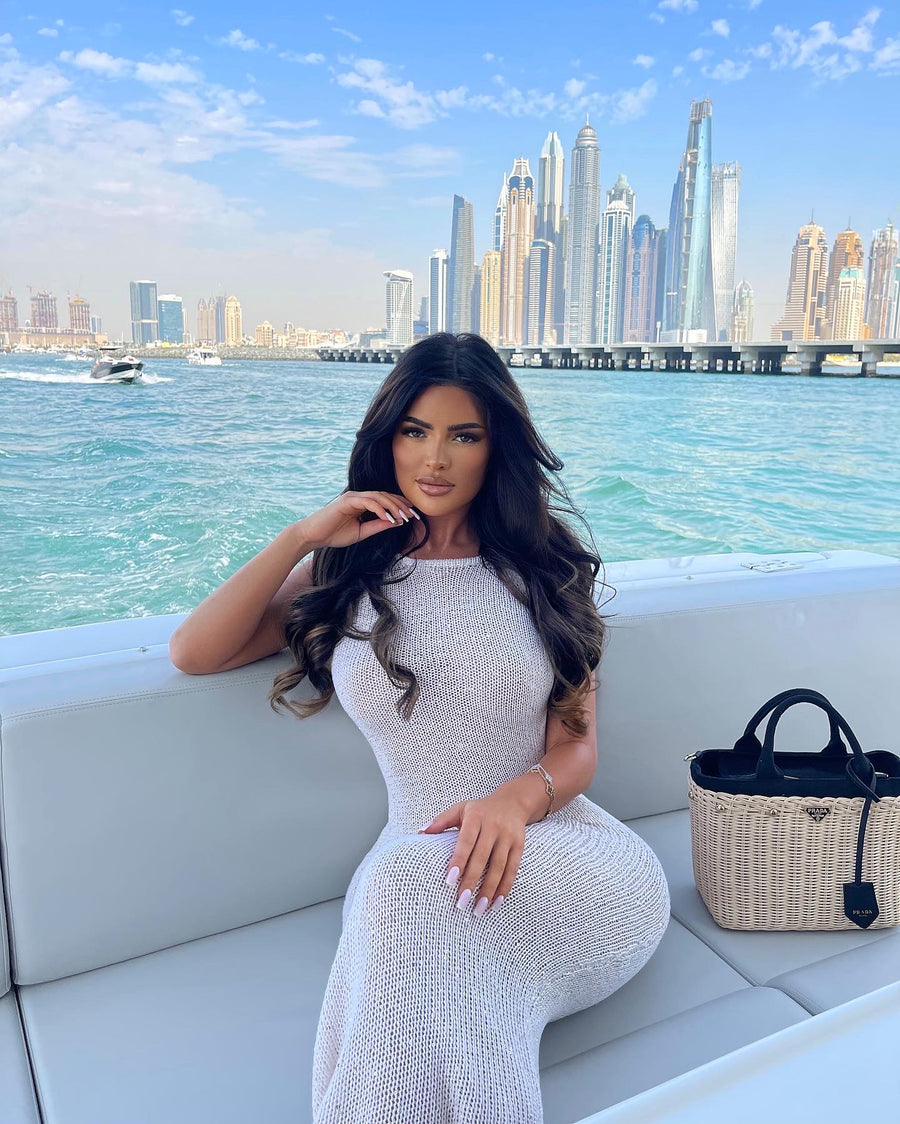 Lana™ | Radiant Backless Knit Dress
