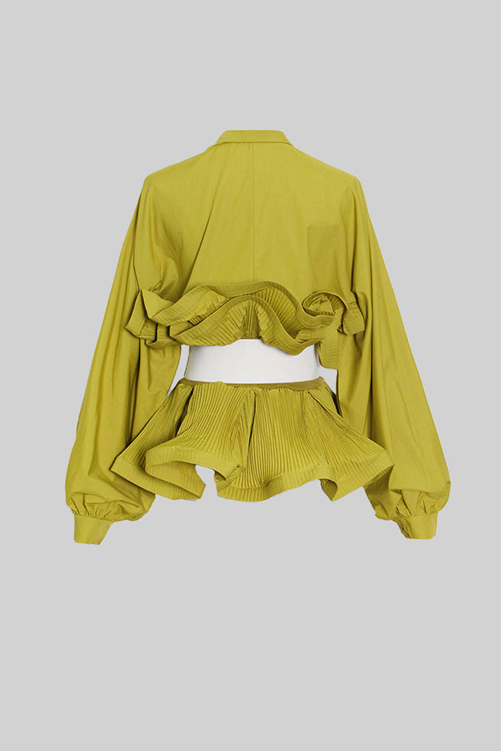 Elodie™ | Ruffle Belt Shirt