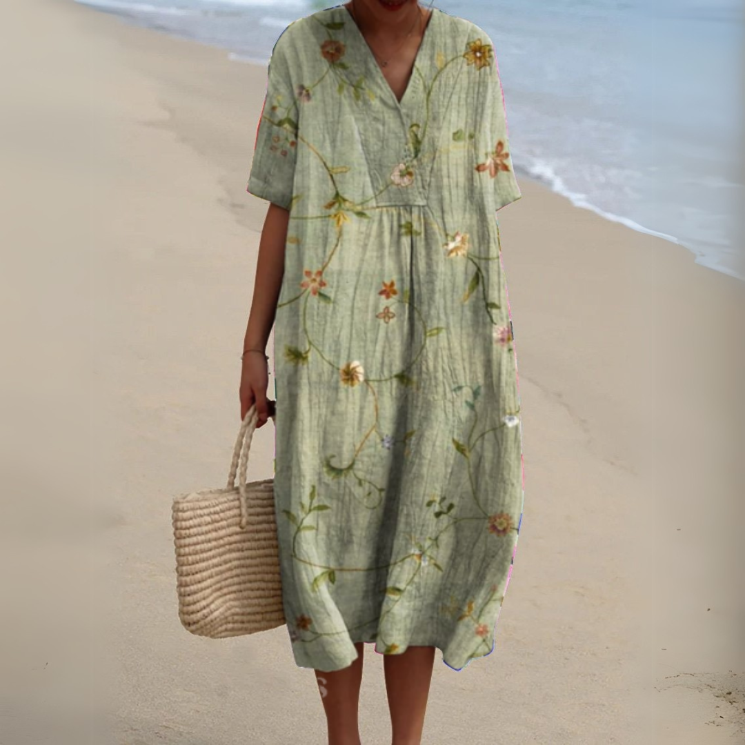 Sorellie™ | Floral Midi Dress