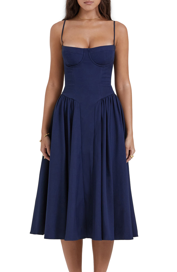 Elara™ | Charm Midi Dress