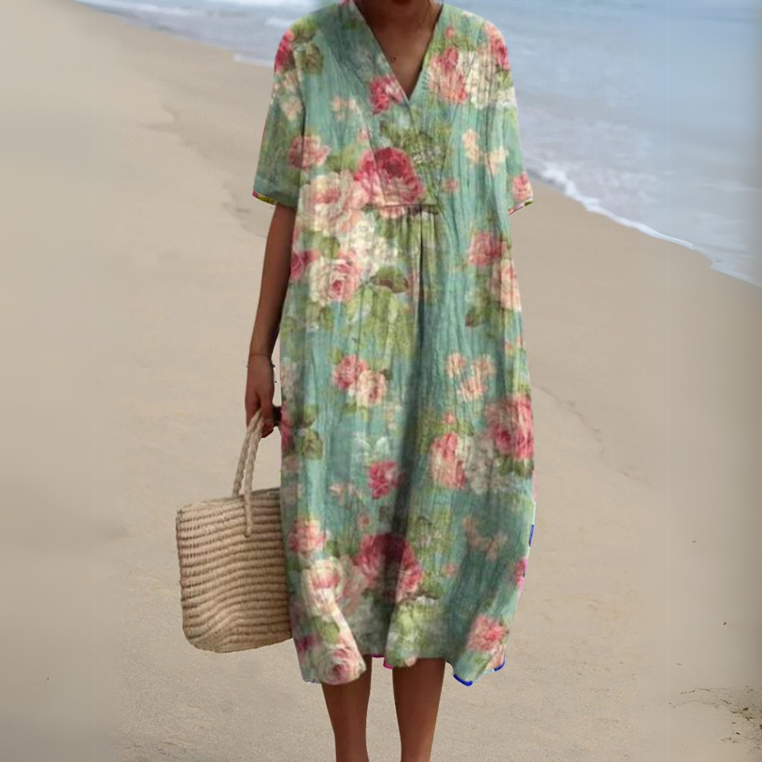 Sorellie™ | Floral Midi Dress