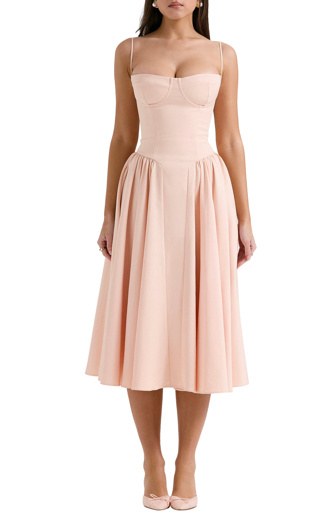 Elara™ | Charm Midi Dress